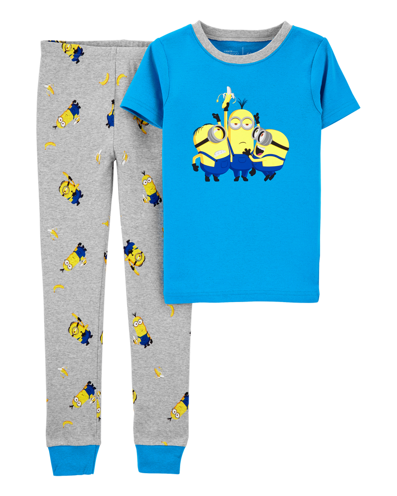 2 Piece Minions 100 Snug Fit Cotton Pyjamas