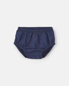 B&eacute;b&eacute; fille - Robe en denim &agrave; manches longues &ndash; D&eacute;lav&eacute; fonc&eacute;, image 3 sur 4 diapositives