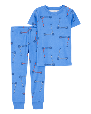 Toddler 2-Piece Scooter Print 100% Snug Fit Cotton Pyjamas, 