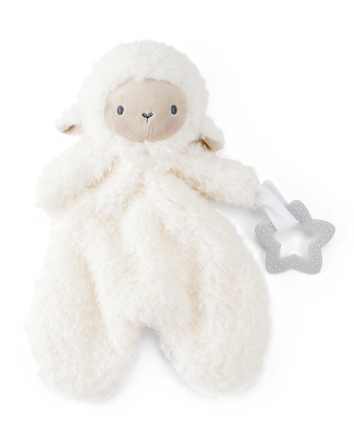 Baby Lamb Plush With Teether, 