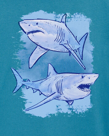 Kid Shark Long-Sleeve Graphic Tee, 