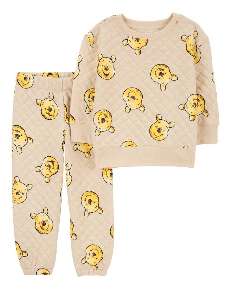 Baby 2-Piece Winnie The Pooh Sweatshirt & Pant Set, image 1 of 2 slides