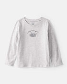 Toddler Girl Sparkle Squad Long-Sleeve Graphic Tee - Grey, image 1 of 3 slides