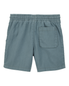Kid Pull-On Twill Shorts - Green, image 2 of 4 slides