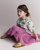 Toddler Girl Avenue Twirl&trade; Midi with Tulle - Purple, image 4 of 6 slides