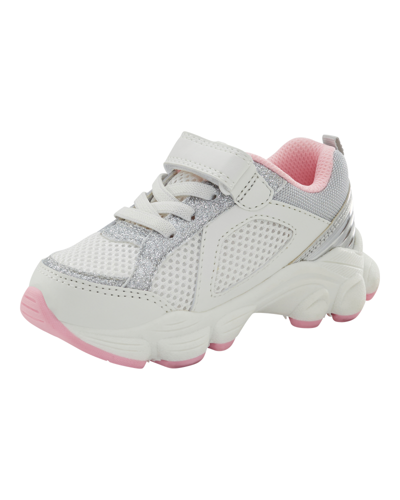 Toddler Athletic Sneakers - White, image 7 of 7 slides