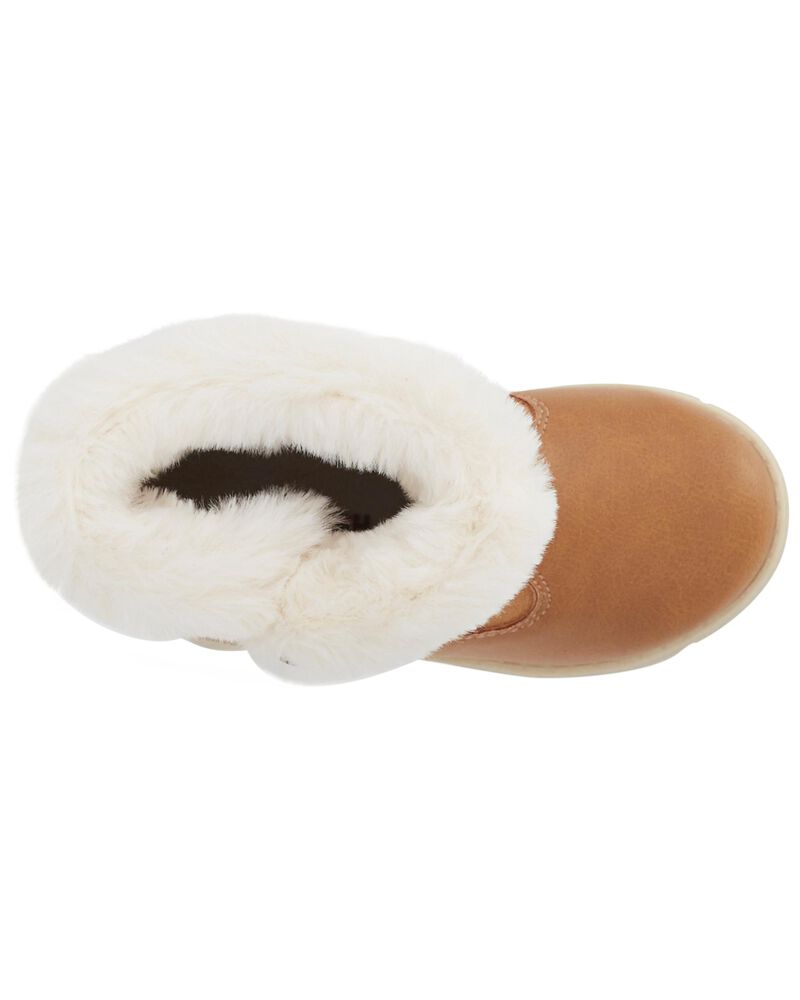 Toddler Faux Fur Boots, image 4 of 7 slides