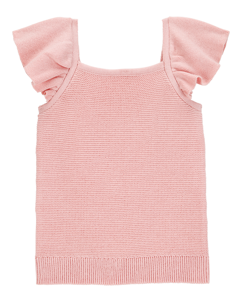 Toddler Girl Flutter-Sleeve Tank, image 1 of 3 slides