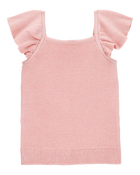 Toddler Girl Flutter-Sleeve Tank, image 1 of 3 slides