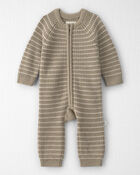 Baby Organic Cotton Sweater Knit Jumpsuit, image 1 of 4 slides