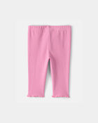 Baby Girl Rib Pants - Pink, image 2 of 4 slides