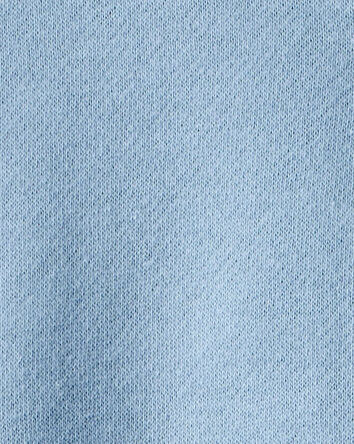 Baby Boy Solid Fleece Long-Sleeve Sweatshirt - Blue, 