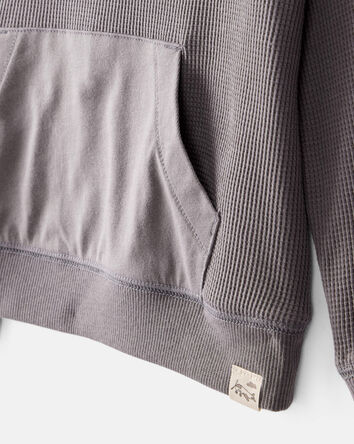 Tout-petit garçon - Ensemble chandail à manches longues et pantalon en tricot gaufré – Gris, 