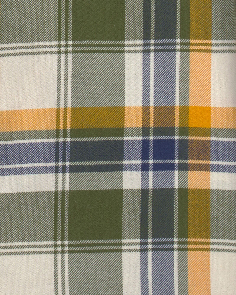 Chemise boutonn&eacute;e manches longues &agrave; carreaux pour tout-petit, image 2 sur 2 diapositives