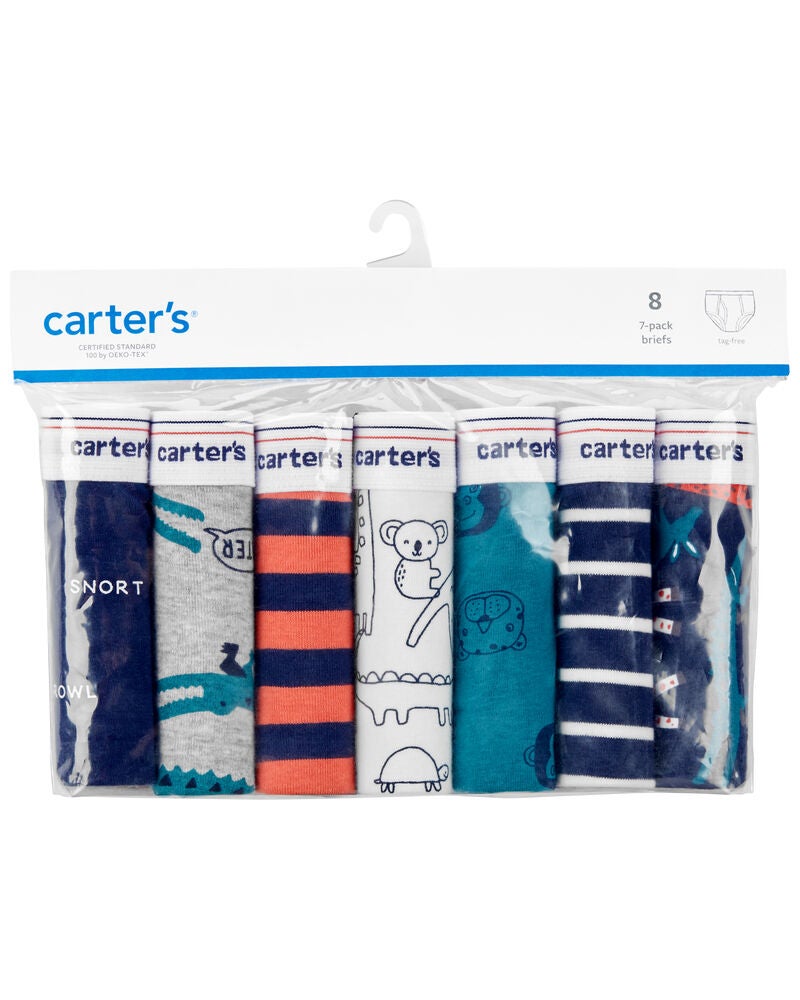 7-Pack Cotton Briefs, image 2 of 3 slides