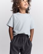 Toddler Neutral Short-Sleeve Relaxed Graphic Tee - Light Blue, image 4 of 6 slides