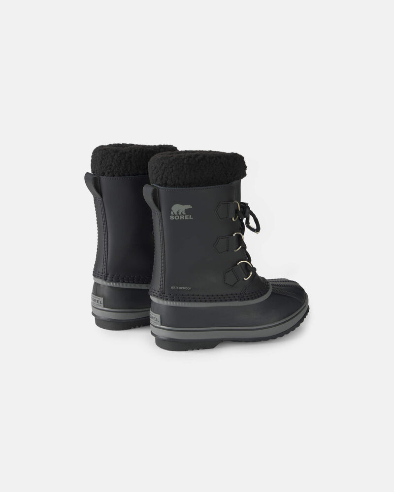 Boys SOREL Yoot Pac&trade; Winter Snow Boot - Black, image 2 of 3 slides