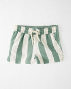 Baby Boy Recycled Striped Swim Trunks, image 1 of 4 slides