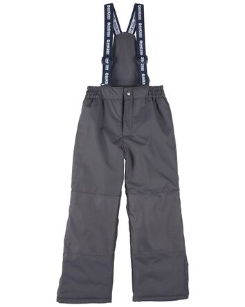 Kid Heavyweight Snow Pants With Removable Bib, 
