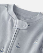 Baby Organic Cotton Sleeper Pyjama in Sail Away Print, image 2 of 5 slides