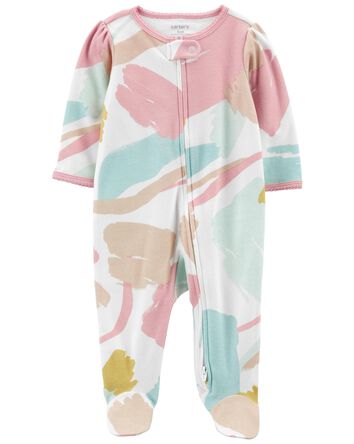 Pastel 2-Way Zip Sleeper Pyjamas, 