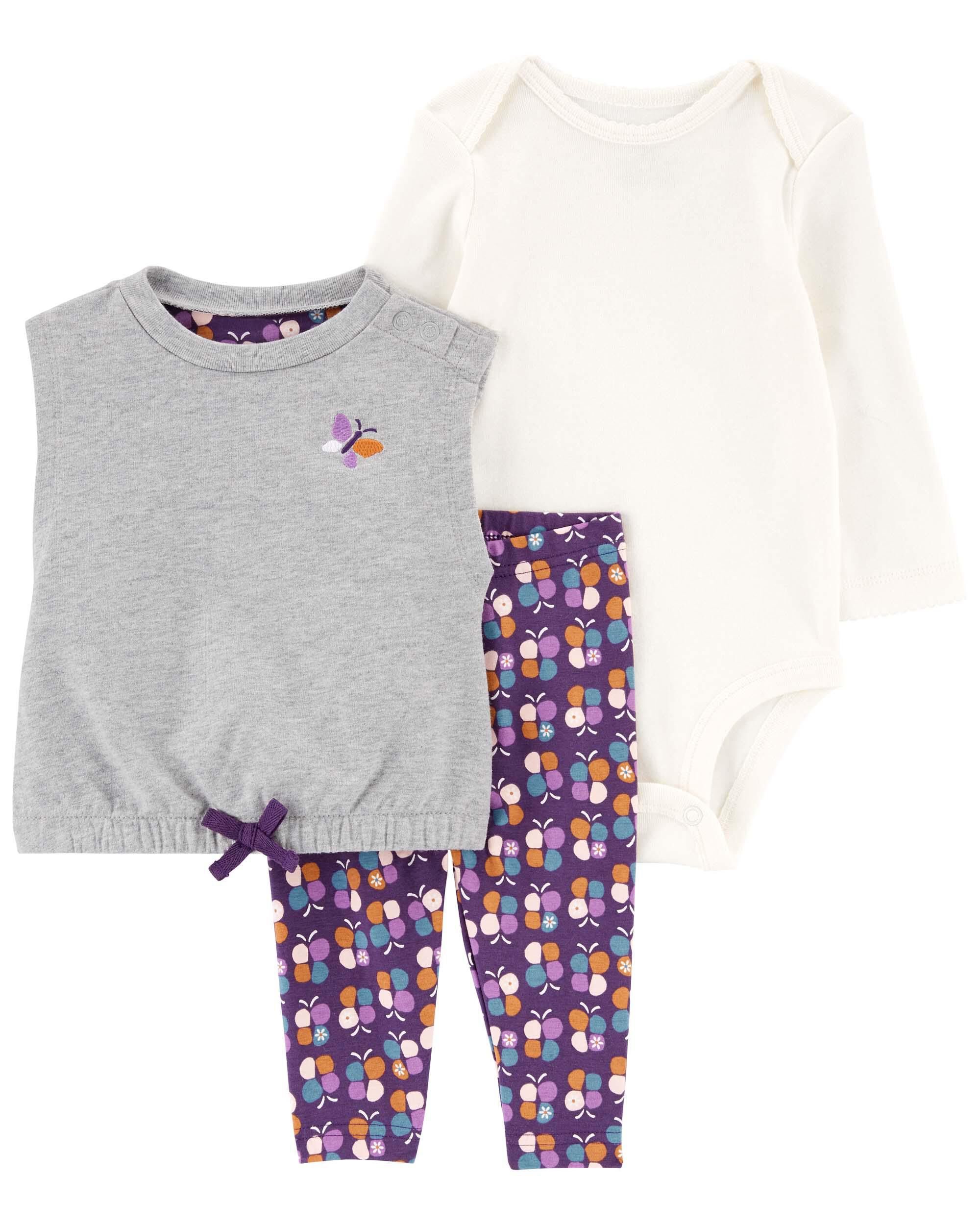 Carters baby girl vest hot sale