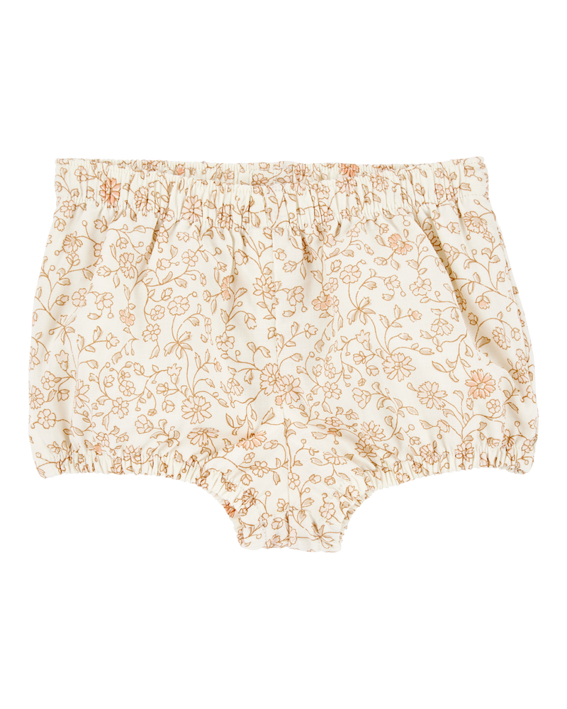 Bébé Ensemble 2 pièces haut à fleurs et short - Crème, image 3 sur 5 diapositives