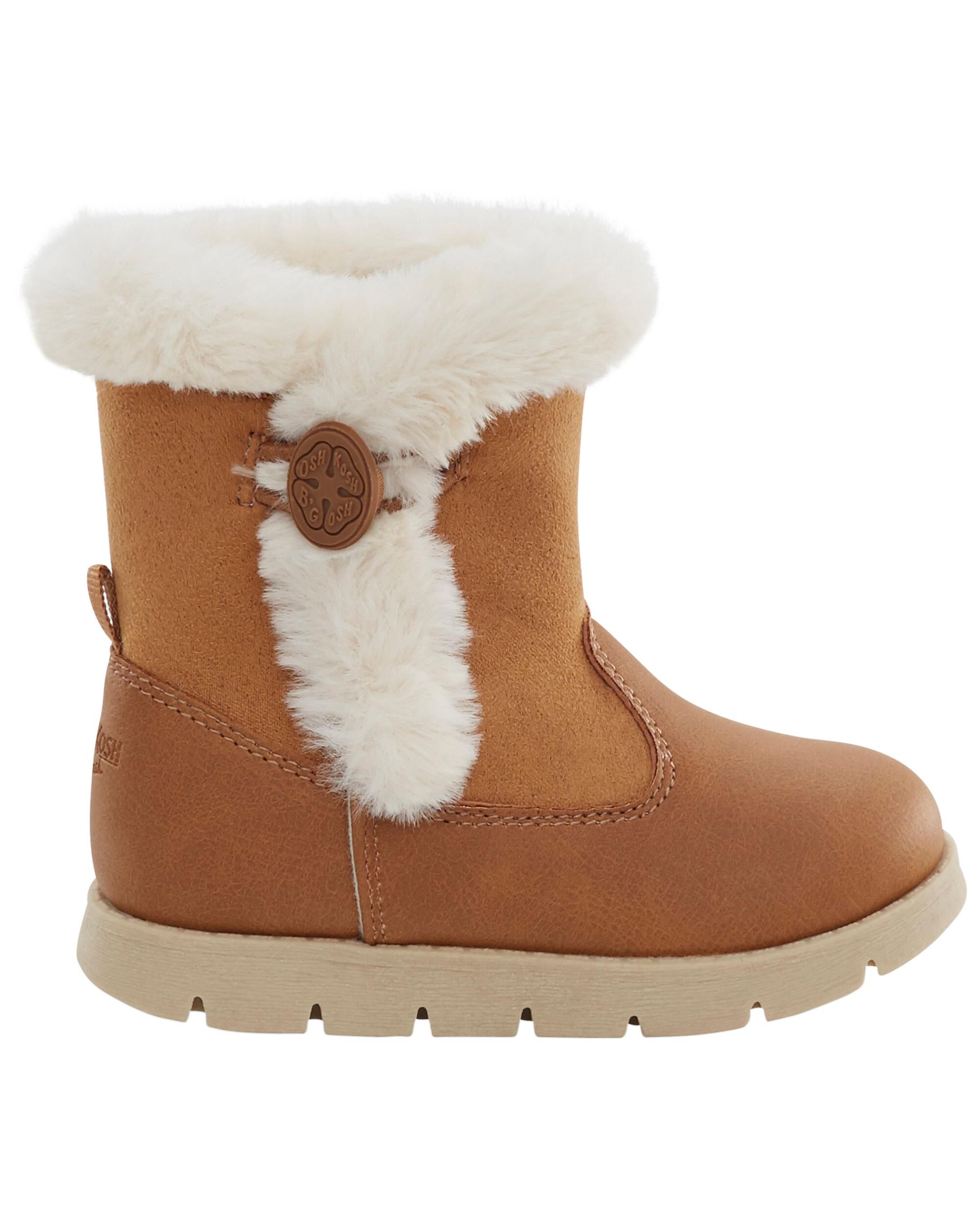 Toddler Faux Fur Boots