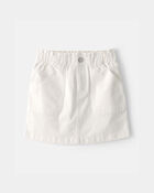 Girls Utility Skirt  - White, image 1 of 4 slides