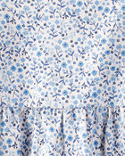 Baby Organic Cotton Floral-Print Dress, image 5 of 5 slides