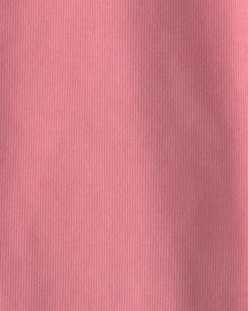 Girls Corduroy Wide-Leg Pants - Pink, image 3 of 4 slides
