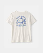 Boys Piranha Graphic Tee - Ivory, image 2 of 5 slides