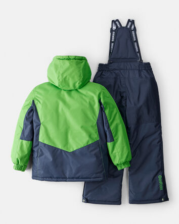 Garçons - Habit de neige 2 pièces Taslan de couleurs contrastantes, 