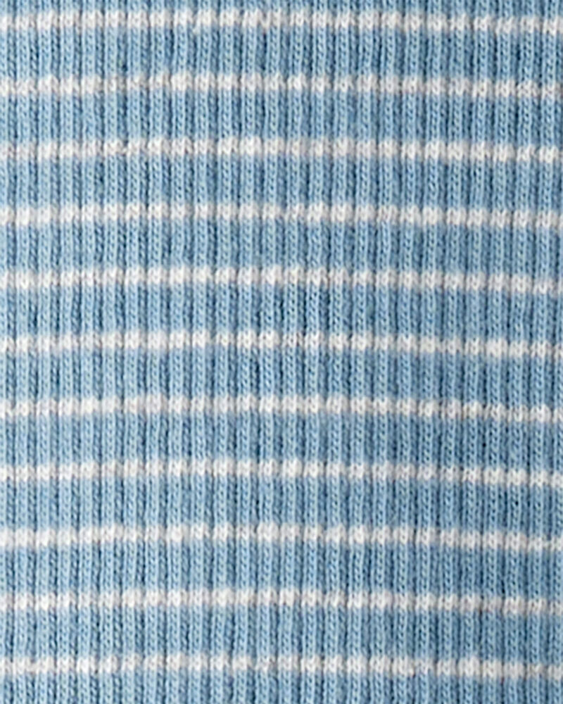 Bébé - Pyjama 2 pièces en coton biologique de couleur unie, image 3 sur 4 diapositives