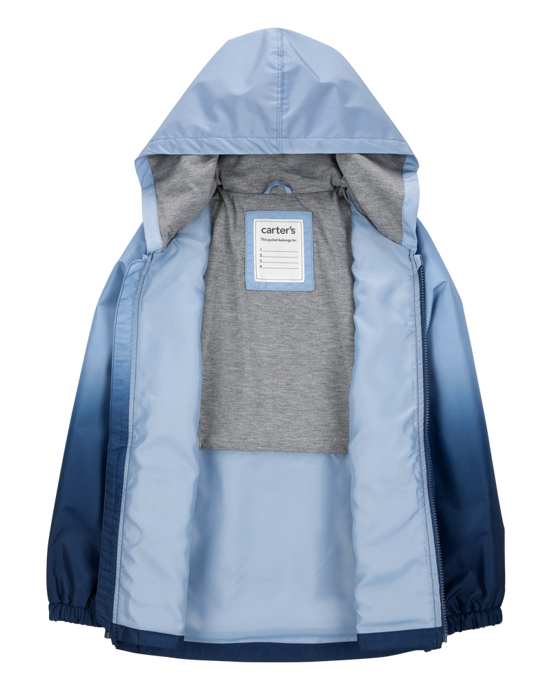 Kid Dip Dye Rain Jacket, image 2 of 3 slides