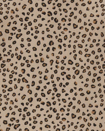 Kid Leopard Print Peplum Top, 