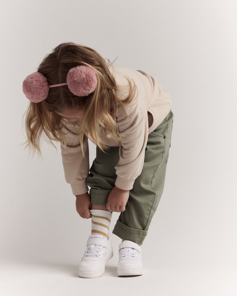 Toddler Otter Sweatshirt&trade; with Pockets - Khaki, image 6 of 7 slides