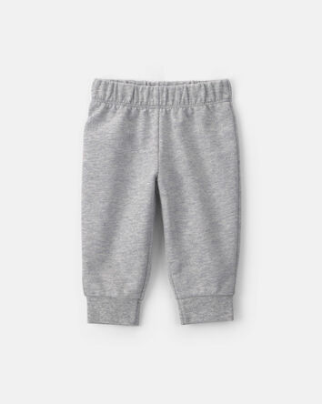 Baby Boy 3-Piece French Terry Layering Set - Grey/Blue, 