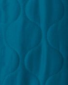 Baby Boy Quilted Long-Sleeve Jumpsuit - Blue, image 4 of 5 slides