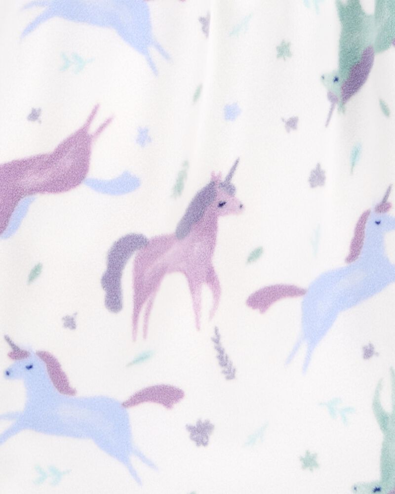 Kid Unicorn Fleece Nightgown, image 2 of 3 slides
