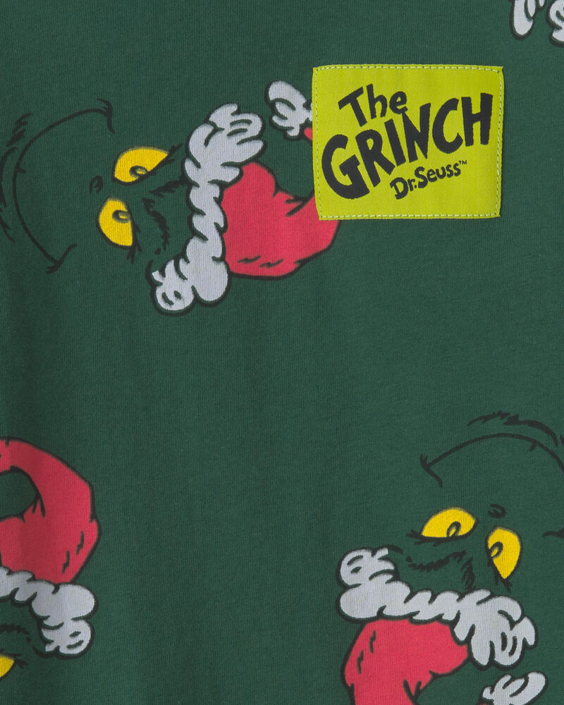 Boys Dr. Seuss&trade; The Grinch Christmas Long-Sleeve Graphic Tee - Green, image 2 of 2 slides