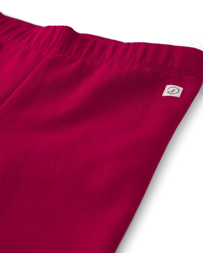 Baby Girl 2-Pack Fleece Leggings Made with Organic Cotton, image 5 of 6 slides