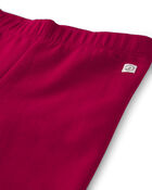 Baby Girl 2-Pack Fleece Leggings Made with Organic Cotton, image 5 of 6 slides