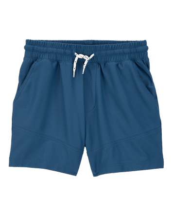 Kid Solid Woven Shorts - Navy, 