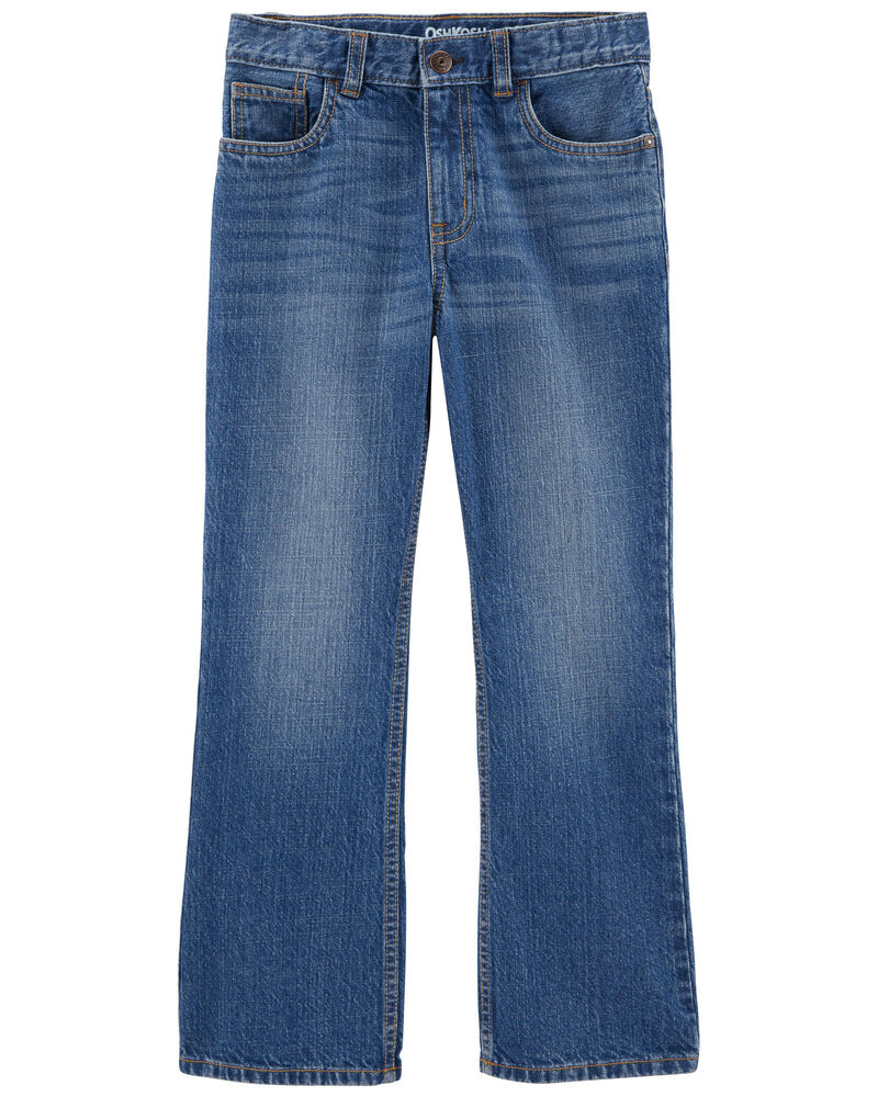 Blue Bootcut Jeans (Slim Fit) In Faded Heritage Wash | carters.com
