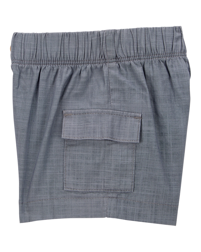 Bébé Ensemble 2 pièces chemise boutonnée et short - Bleu, image 2 sur 4 diapositives