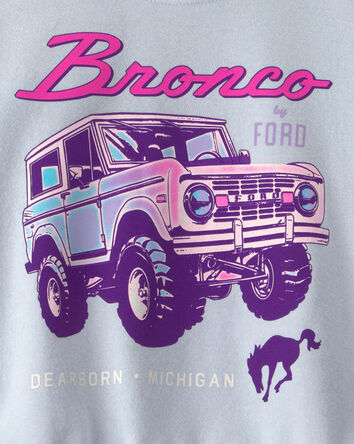 Tout-petit fille - Chandail en jersey bouclette Ford Bronco - Bleu, 