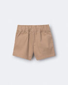 Toddler Boy Standard Short with Pockets - Khaki, image 6 of 7 slides