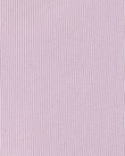 Girls Ribbed Long-Sleeve Top - Purple, image 2 of 3 slides