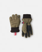 Boys Kombi Peaked Gloves - Khaki, image 2 of 2 slides